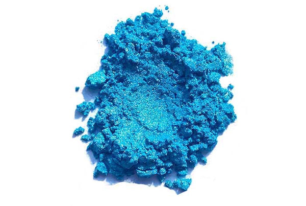 Azurblått glimmerpulver 