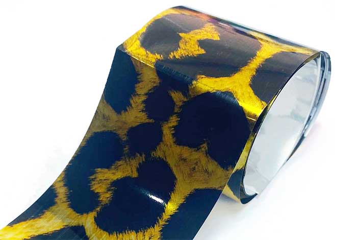 41 - Golden Cheetah Print Foil