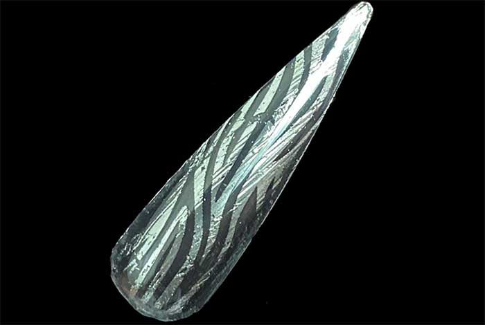 84 - Metallisk silverzebra