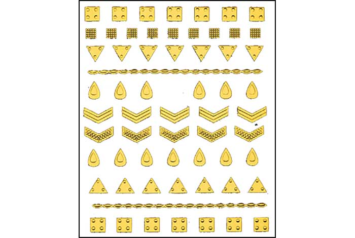 57 - Klistermärken i massivt guld