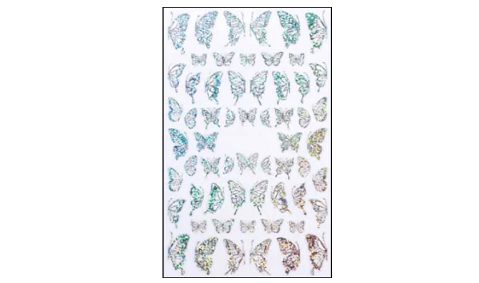 33/34 - Holographic Butterfly Stickers