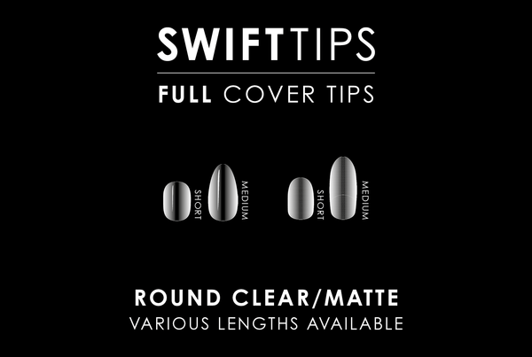 Round Full Cover Extension Tips