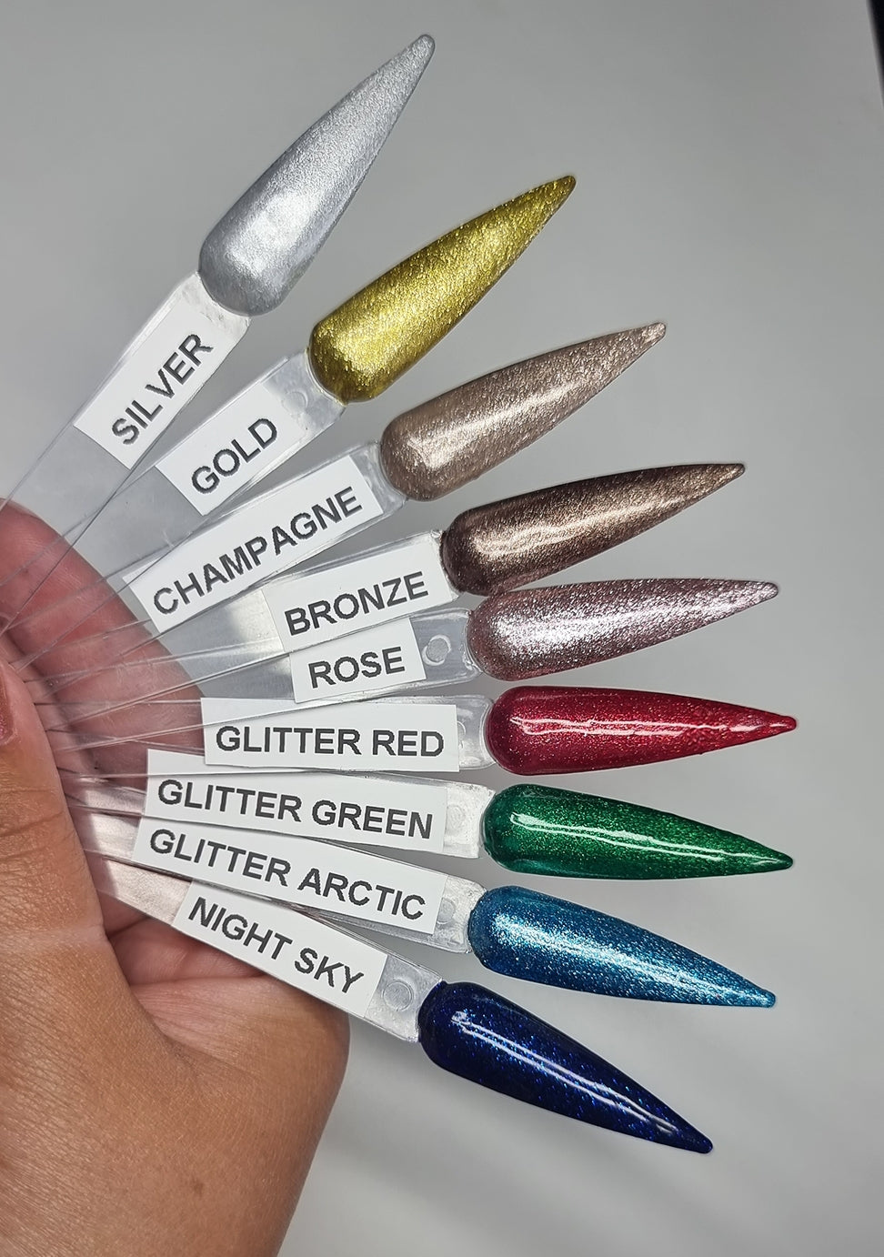 Glitter detalj färg samling 