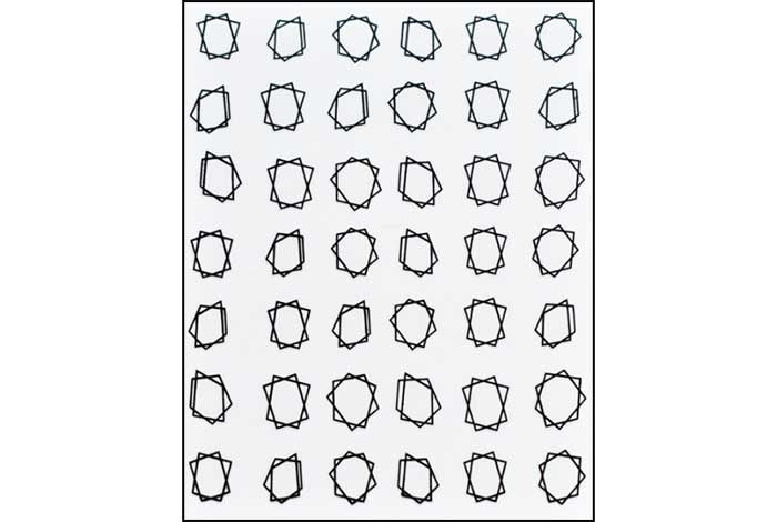 20 - Geometriska ramklistermärken 