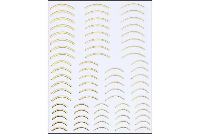 19 - Franska spets- och manschettklistermärken 