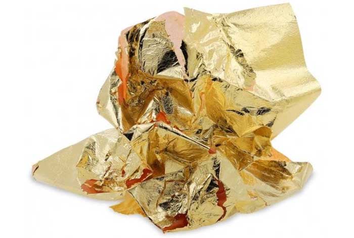 76 - Metalliskt blad 