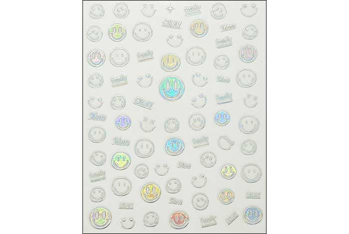 Smiley Faces Nagelklistermärken 