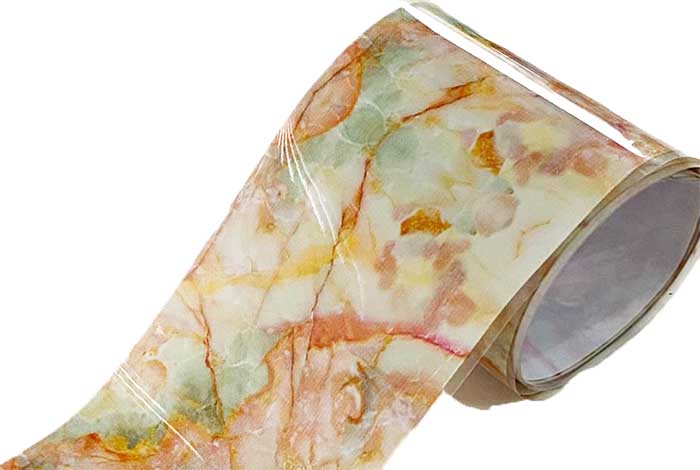 86 - Mint rosa marmor 