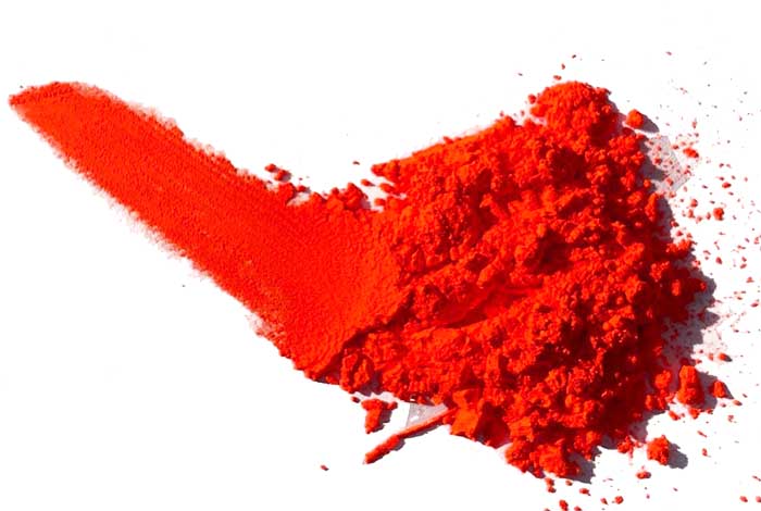 Neon orange pigmentpulver 