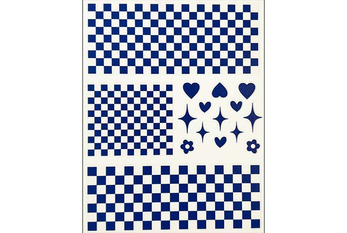 11 - Schackbräde-klistermärken 